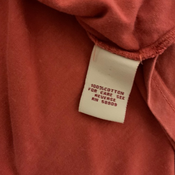 Reba‎ Burn Orange Button Down Ladies Top Size Medium - Picture 4 of 5